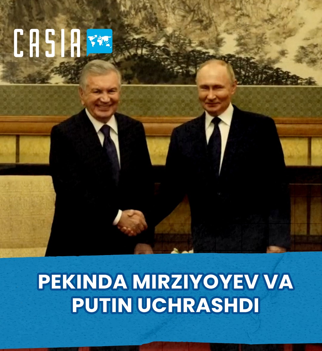 Mirziyoyev and Putin meet in Beijing