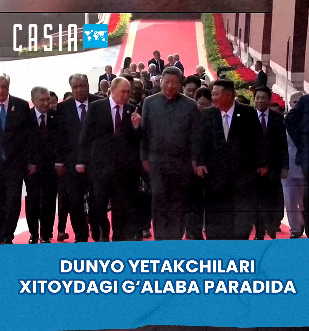 Shavkat Mirziyoyev participates in the Victory Parade in China