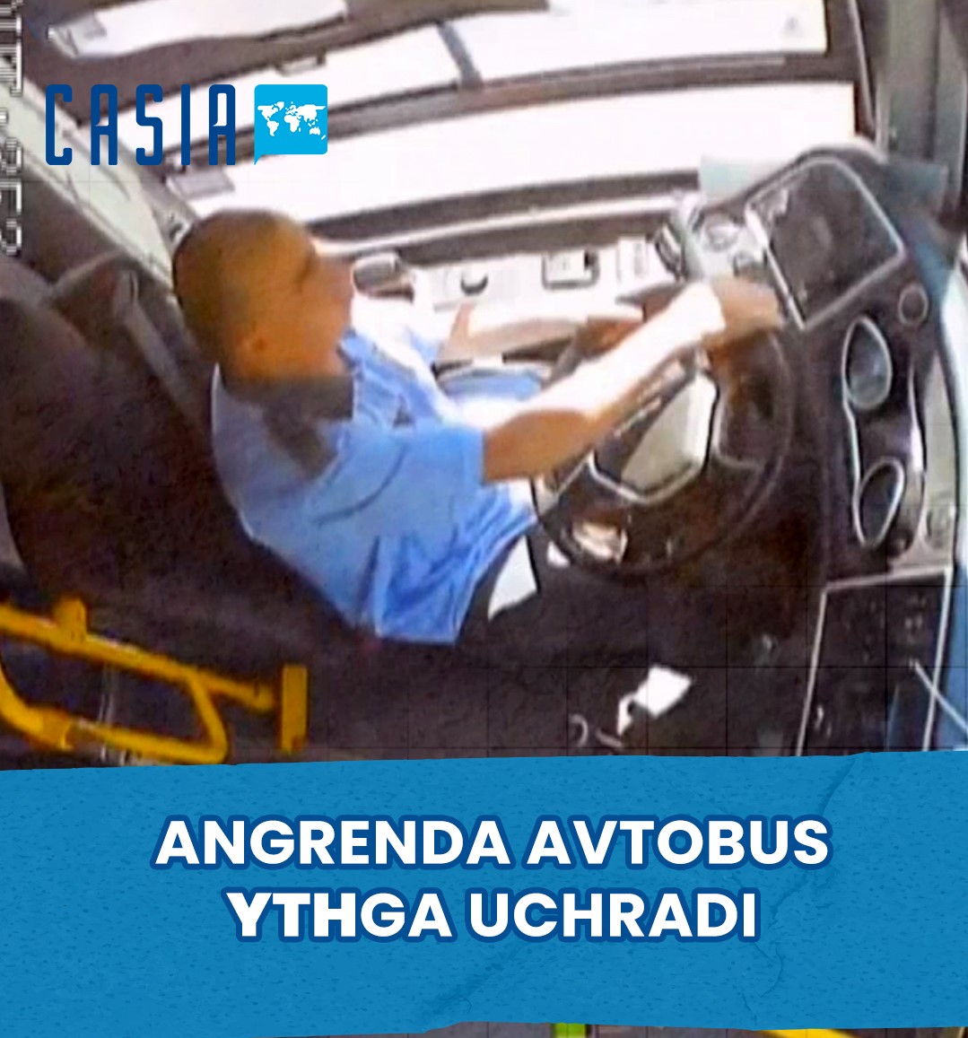Bus crashes in Angren