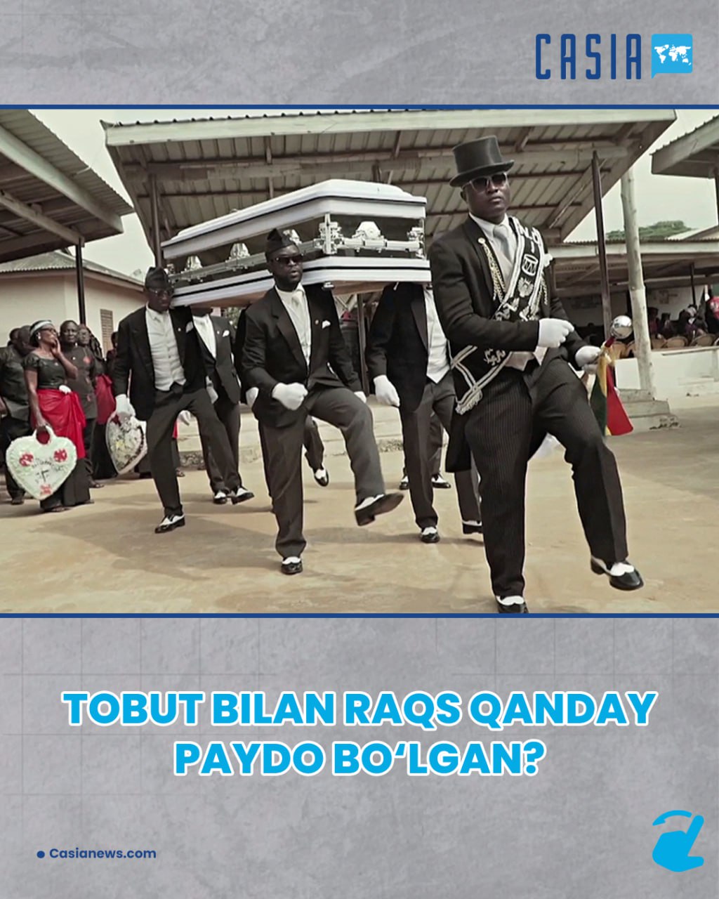 ⚰️ You must have been surprised to see African men carrying coffins and dancing on Instagram? Funeral rites in Ghana are not mourning — a holiday. Here they dance with a coffin, play an orchestra, and loved ones say goodbye, as if he was still alive.