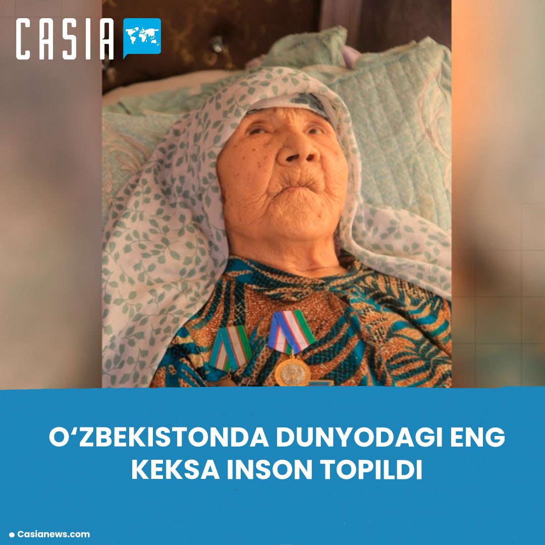 The oldest person in the world has been found in Uzbekistan