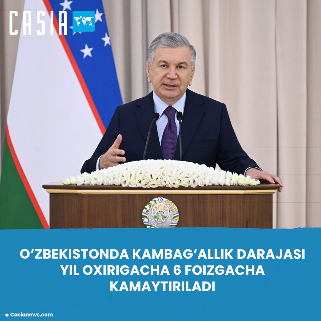 Poverty rates in Uzbekistan will be lowered to 6% by the end of 2025