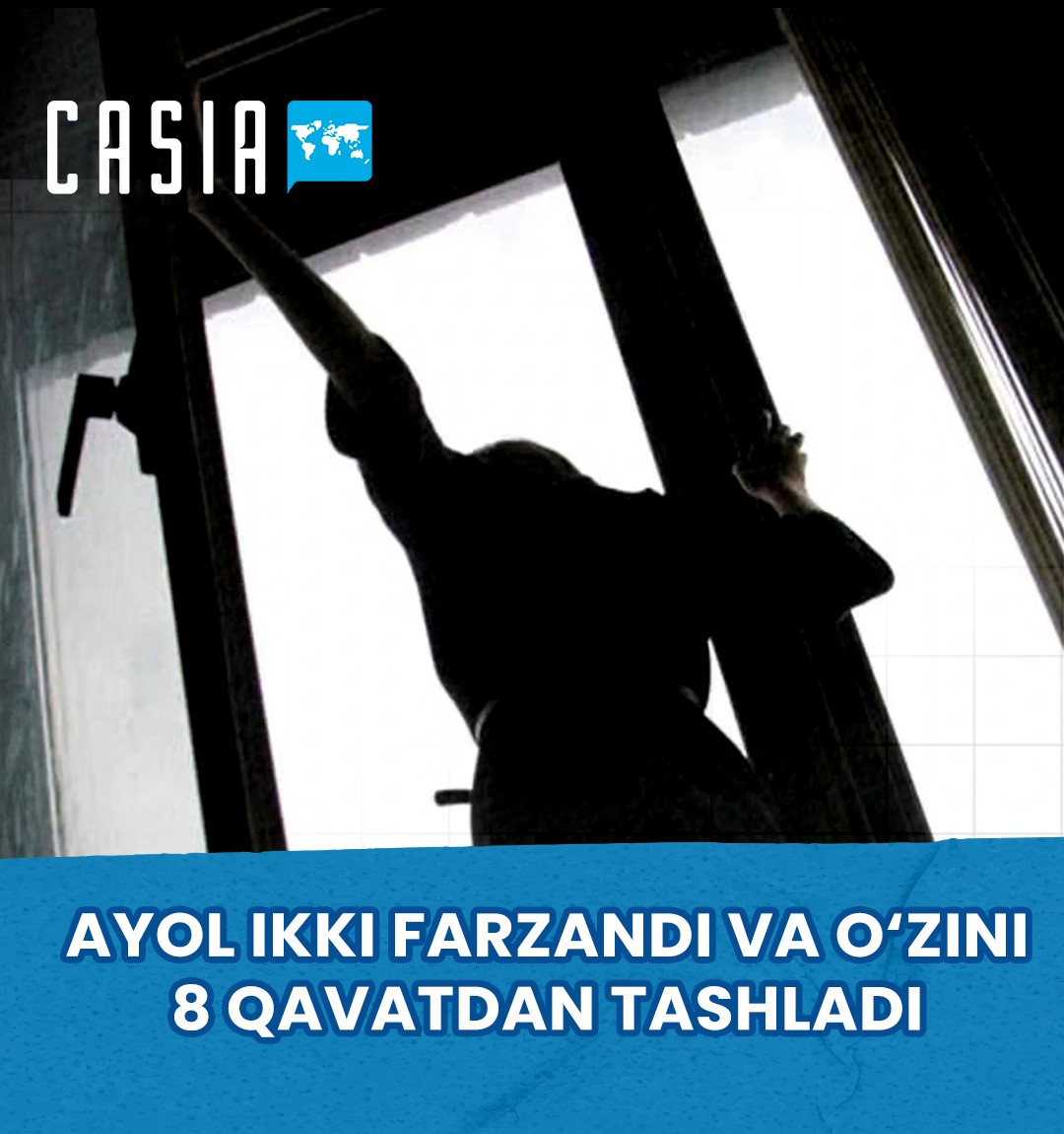 In Tashkent, the woman threw her two children and herself from the 8th floor