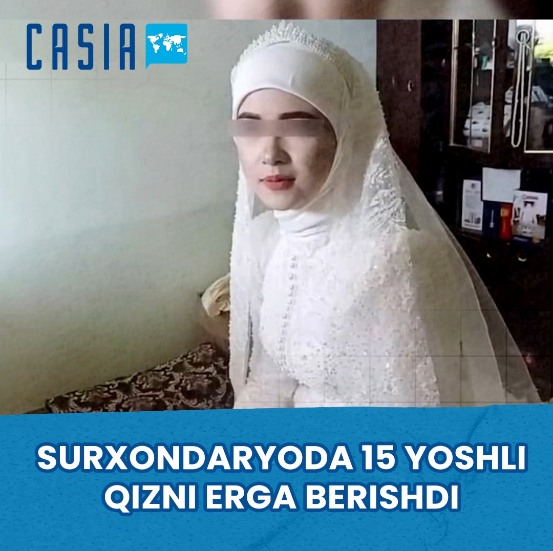 In surkhandarya, a 15-year-old girl was given to the ground