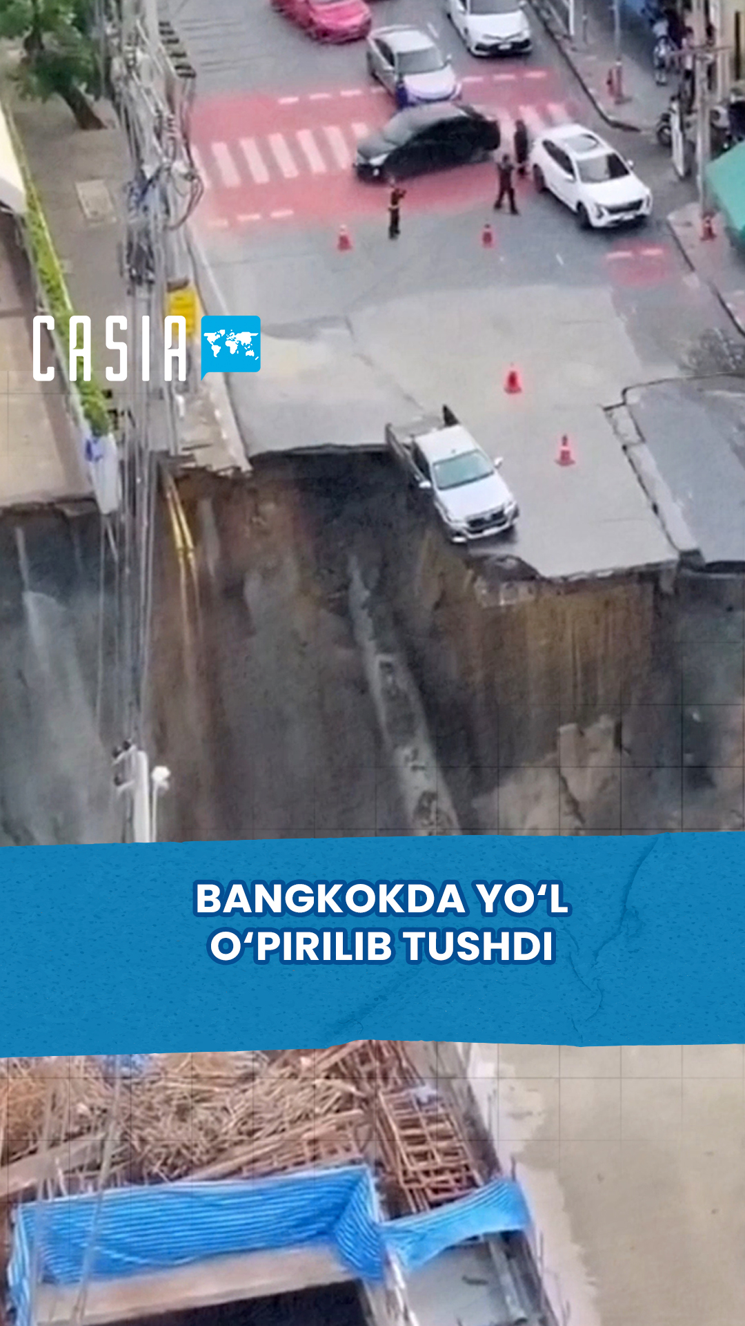 Road Collapse in Bangkok