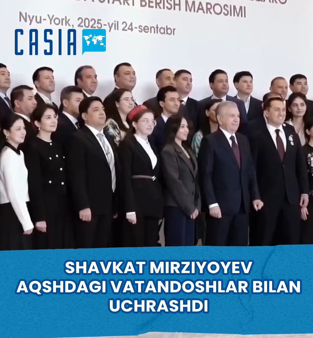 Shavkat Mirziyoyev met compatriots in the USA