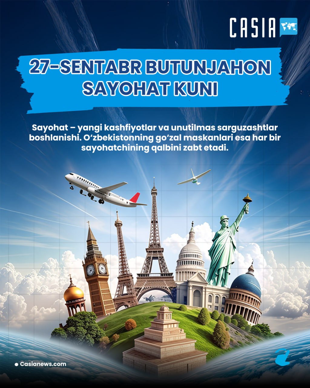 September 27 World Travel day
