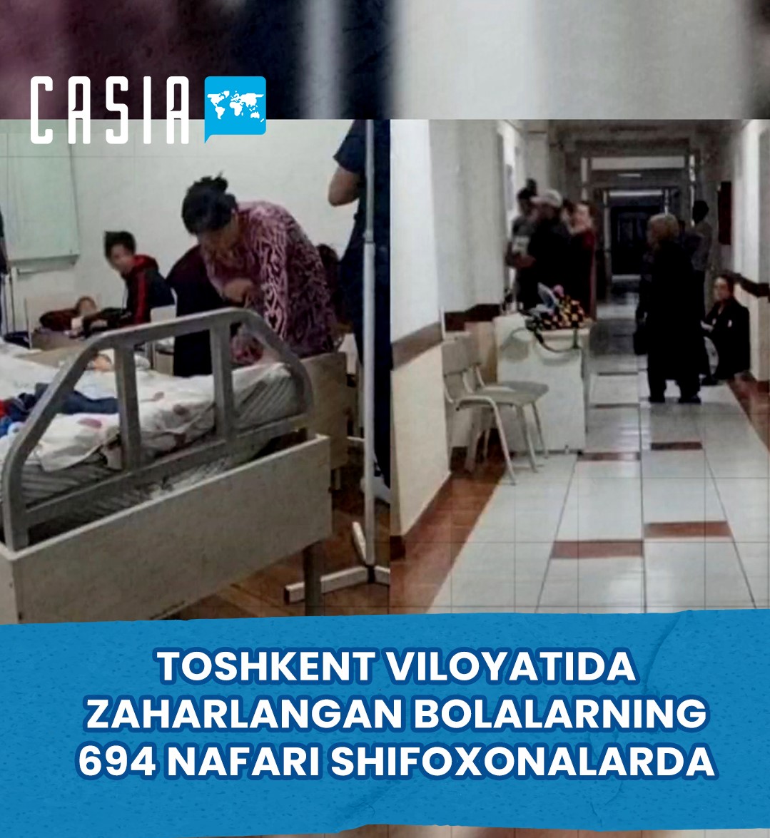 694 of the poisoned children in Tashkent region are still in hospitals