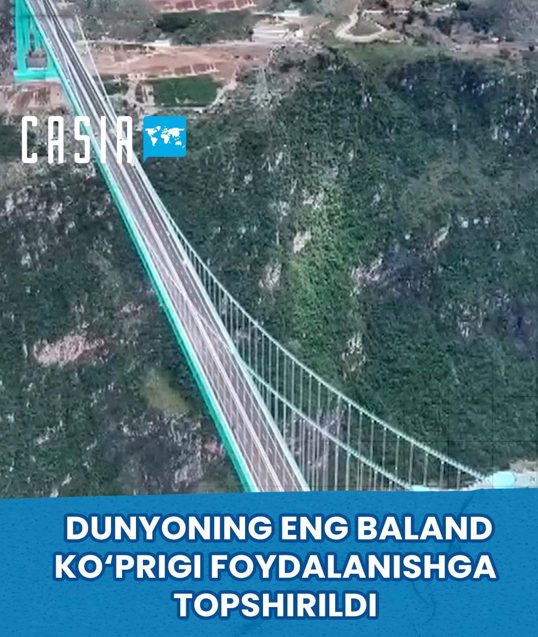 World’s Tallest Bridge Opens to Traffic