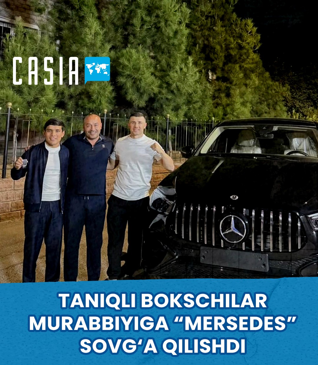 Famous Uzbek Boxers Gift Coach a $150,000 Mercedes