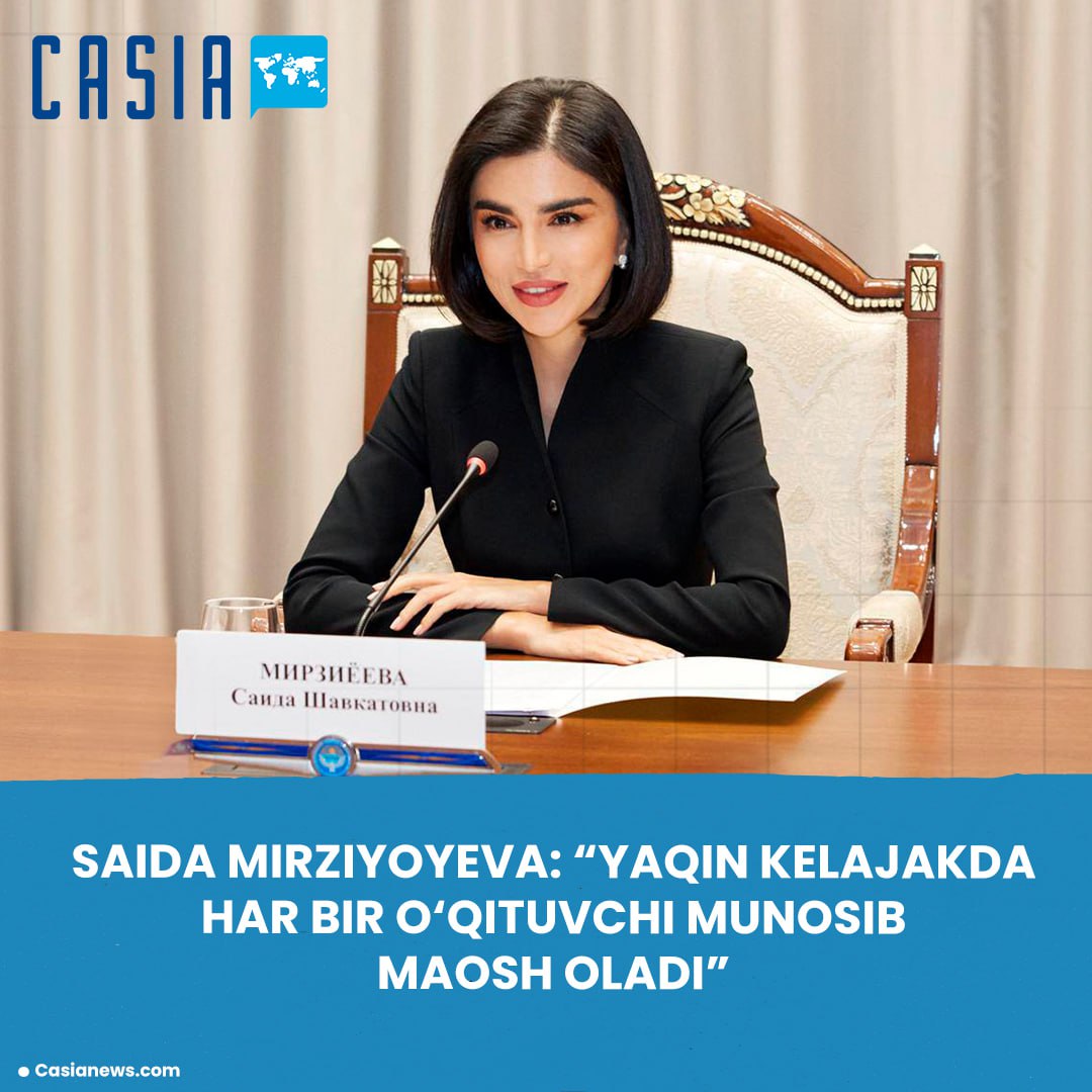Saida Mirziyoyeva: "in the near future, each teacher will receive a decent salary”