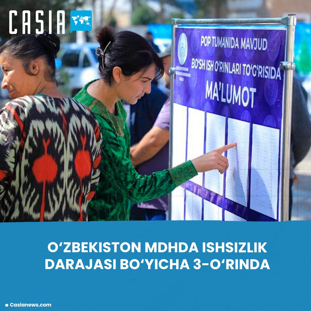 Unemployment in Uzbekistan decreases