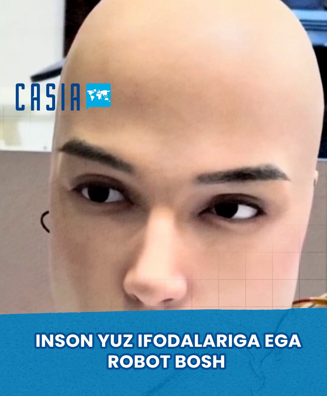 China unveils humanoid robot head with realistic facial expressions