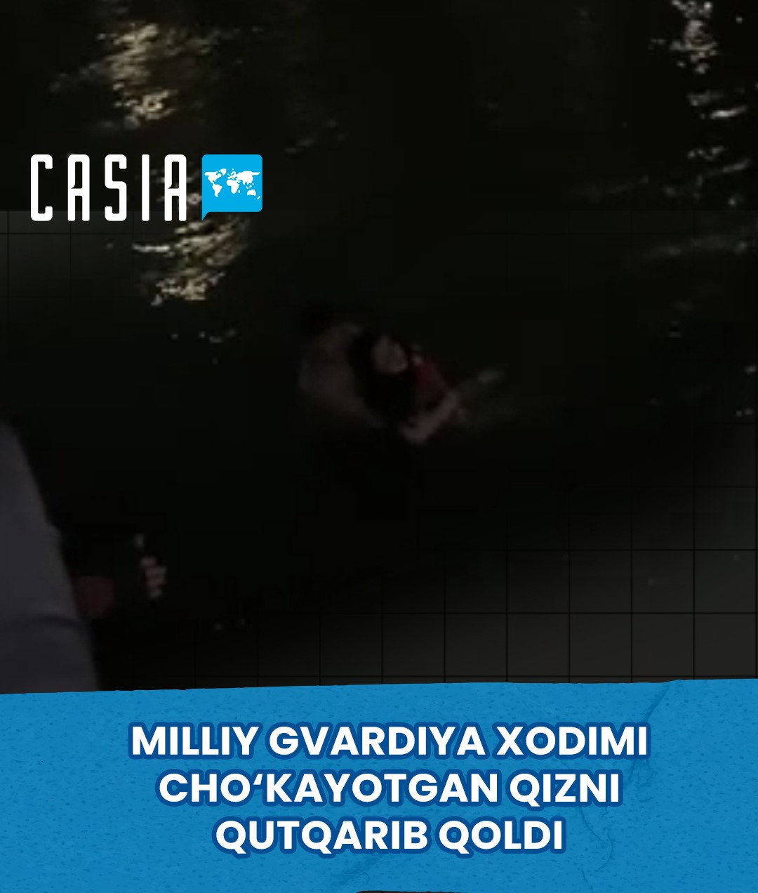 National Guard officer rescues drowning girl in Tashkent