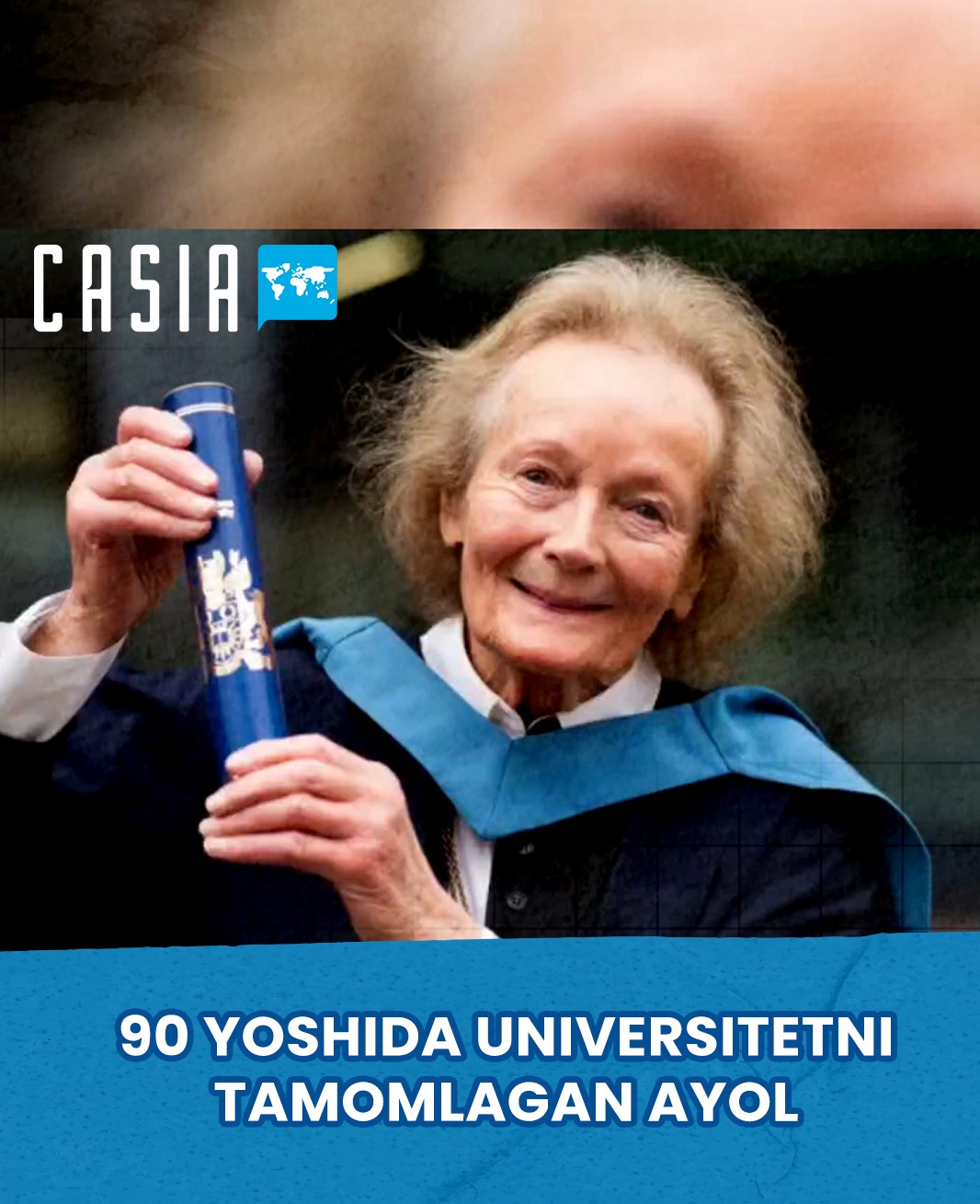 90-Year-Old Woman Graduates from University
