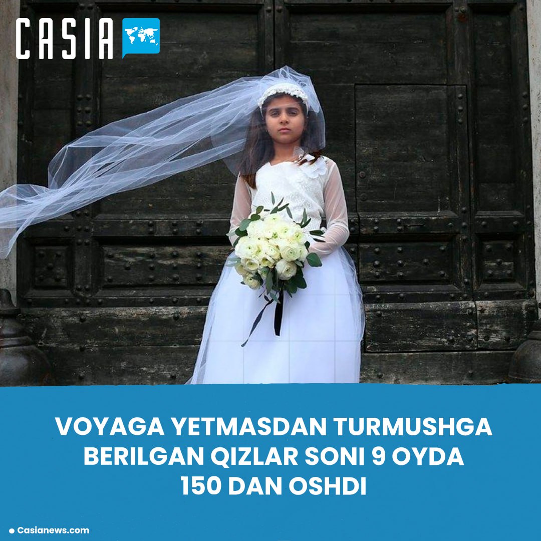 155 underage girls married in Uzbekistan in 9 months