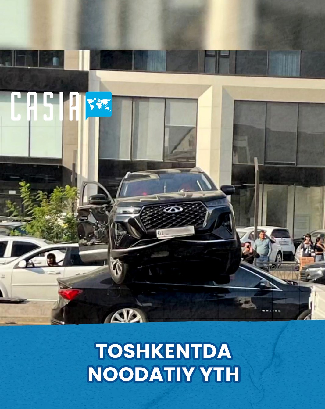 Unusual Traffic Accident in Tashkent