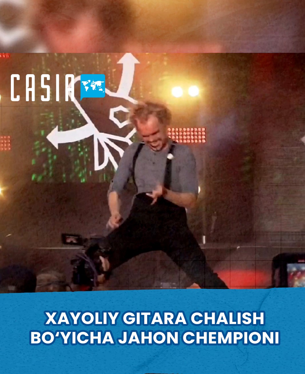Finnish Man Crowned World Champion in Air Guitar