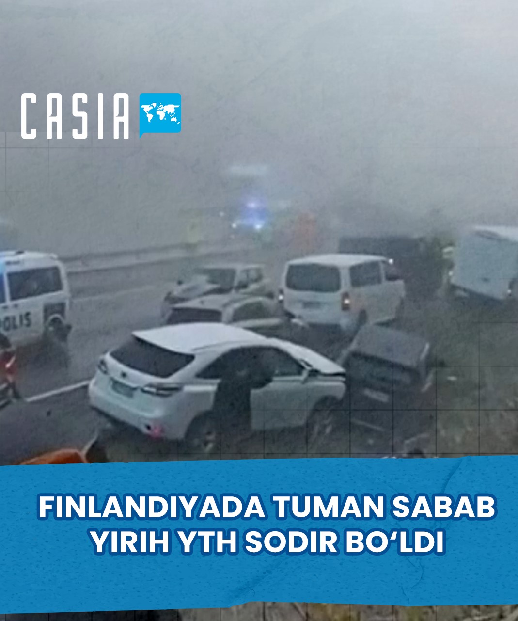 Massive 50-Car Pileup in Finland Due to Fog and Icy Roads
