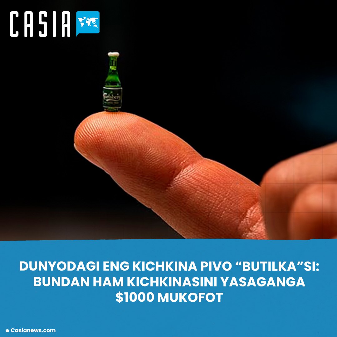 World’s smallest beer “bottle” — just 12 millimeters tall