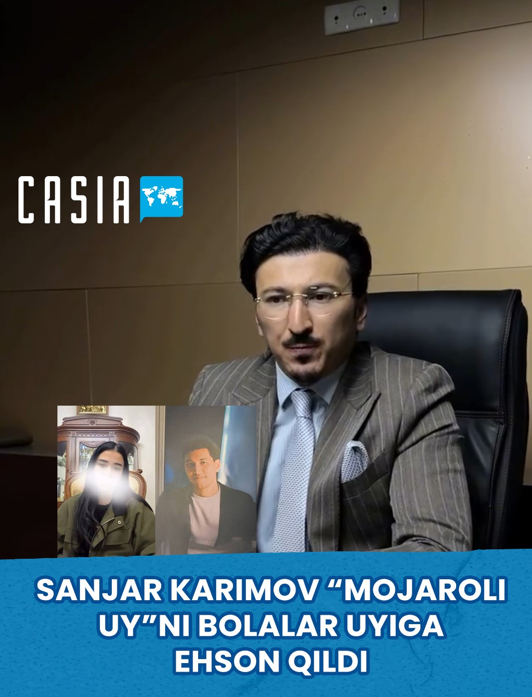 Sanjar Karimov donates the “controversial house” to an orphanage