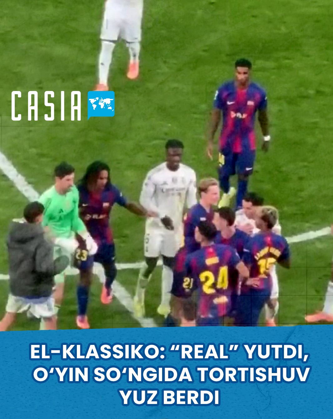El Clásico: Real Madrid wins, minor scuffle breaks out at the end