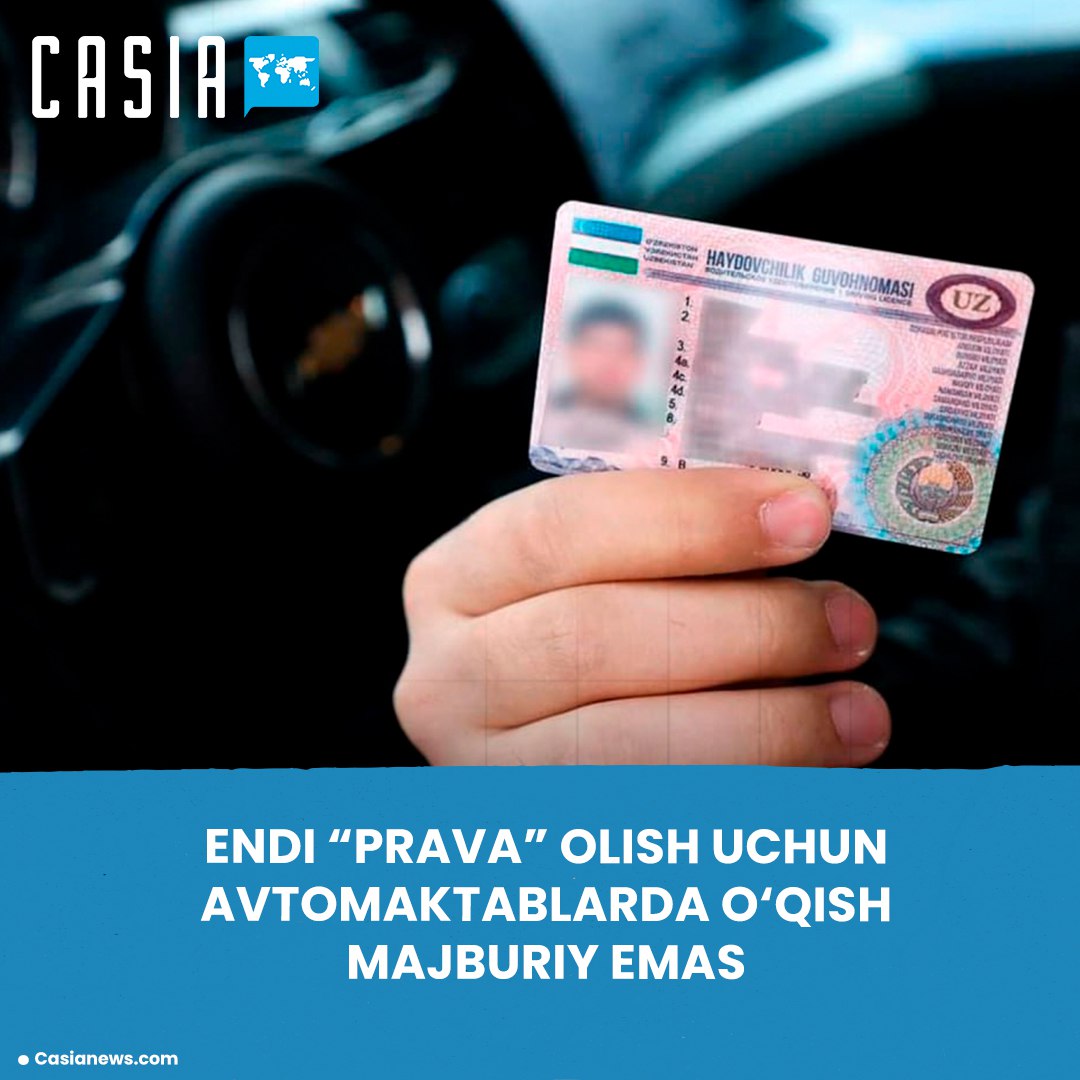 Attending Driving Schools No Longer Mandatory to Obtain a License in Uzbekistan