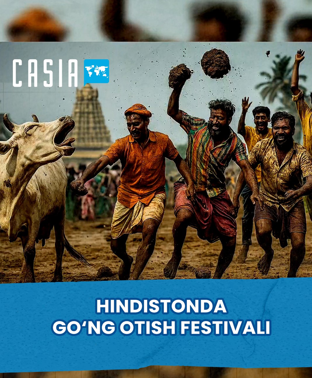 India Holds Annual Cow Dung-Throwing Festival