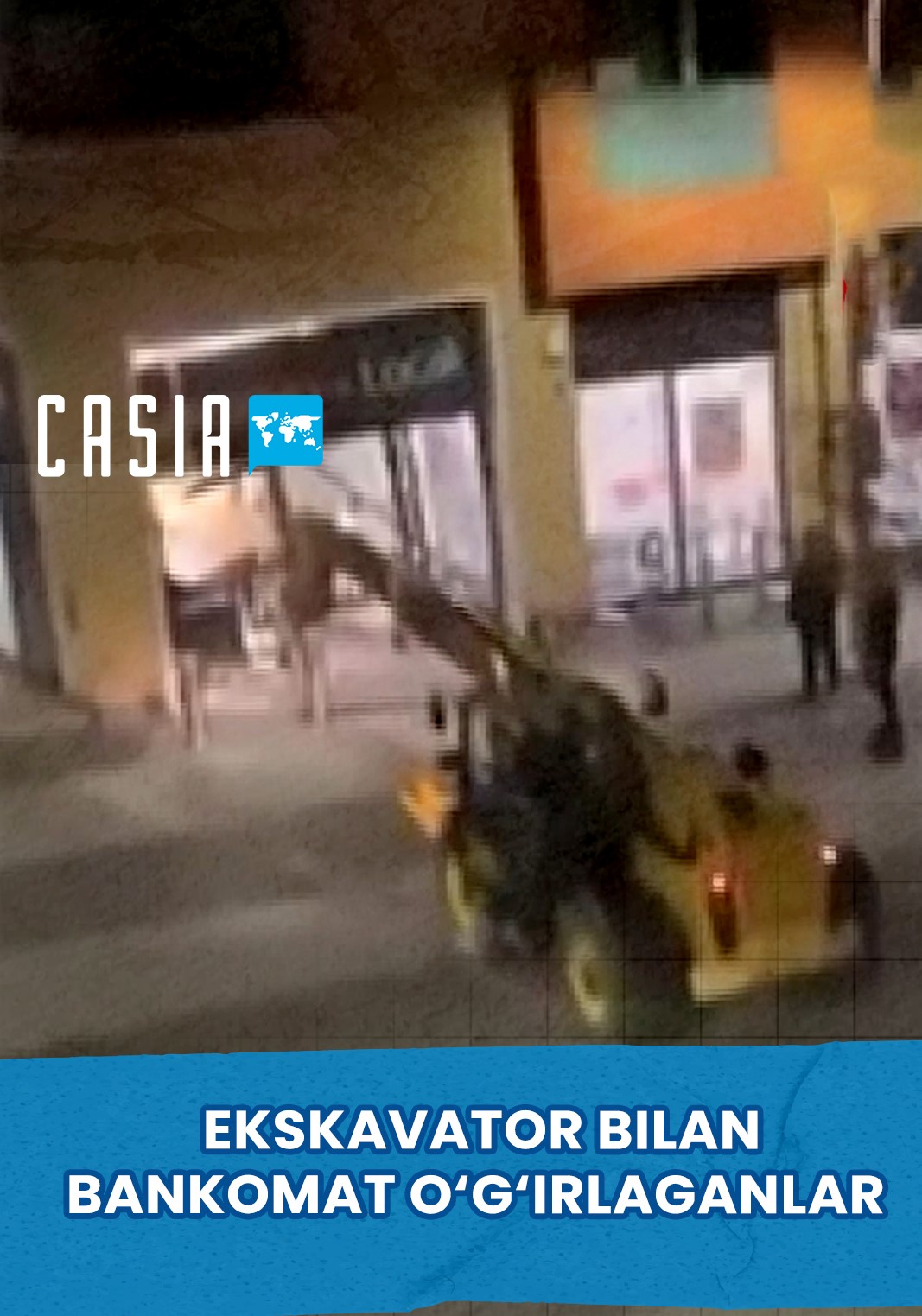 Thieves in England Steal an ATM Using an Excavator