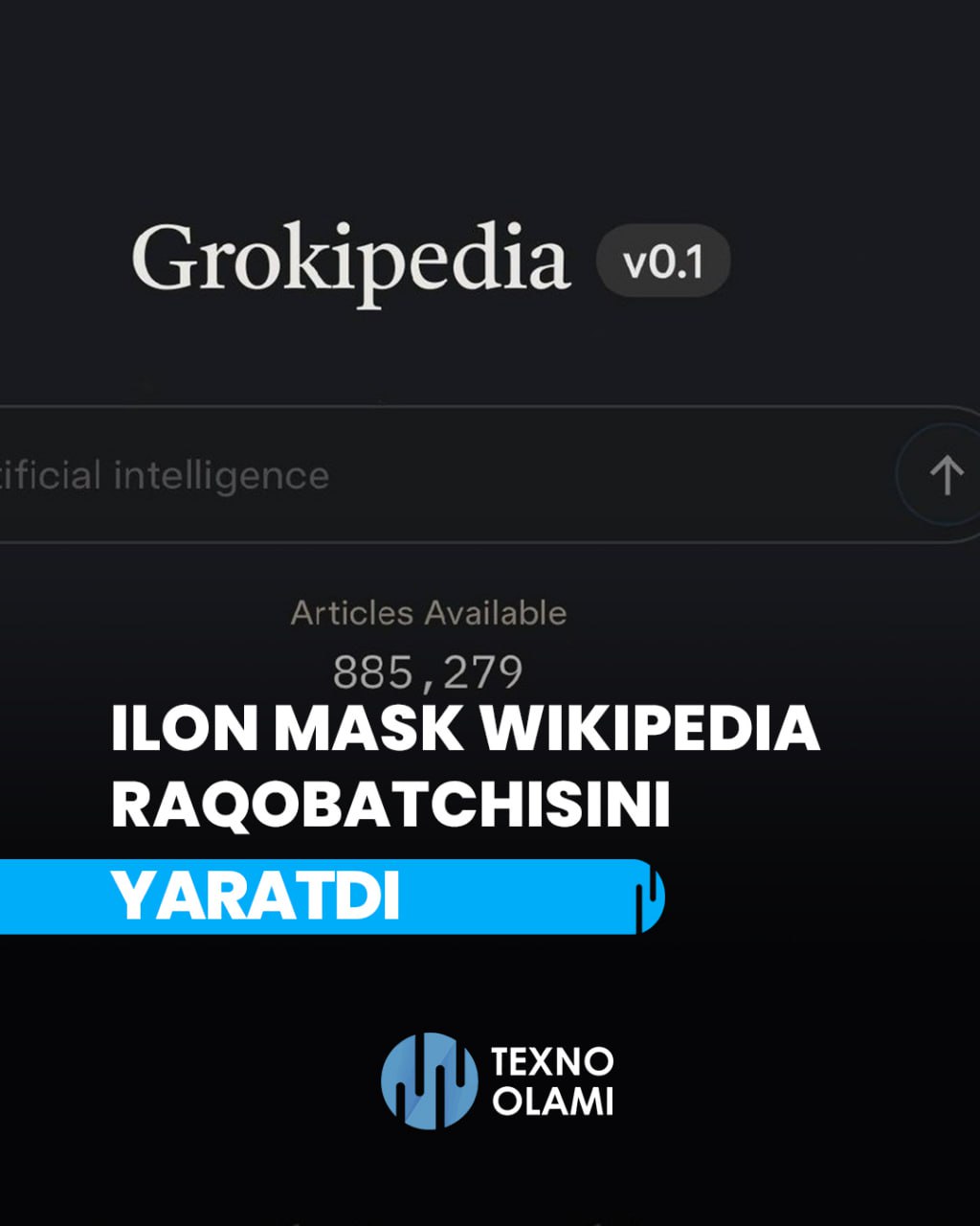 Elon Musk creates a Wikipedia competitor