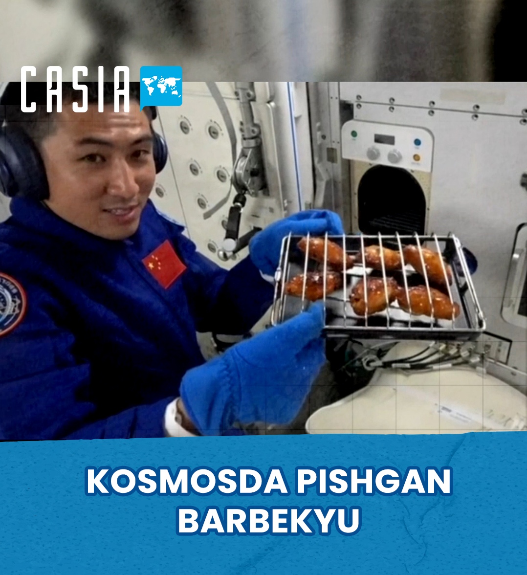 Chinese astronauts cooked barbecue in orbit!