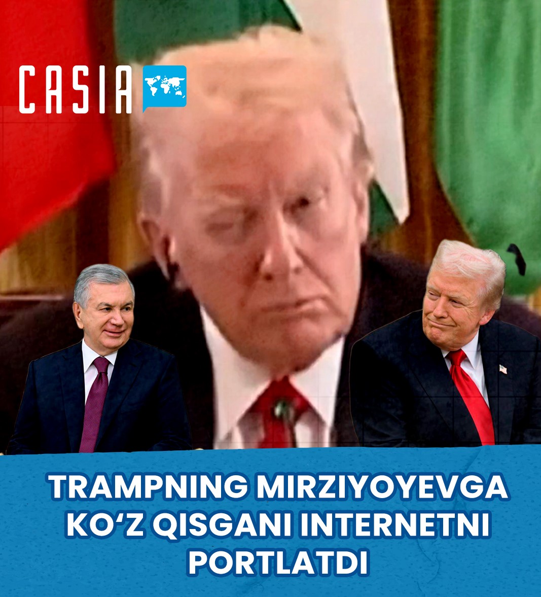 Donald Trump’s Wink at Shavkat Mirziyoyev Sends the Internet into a Frenzy
