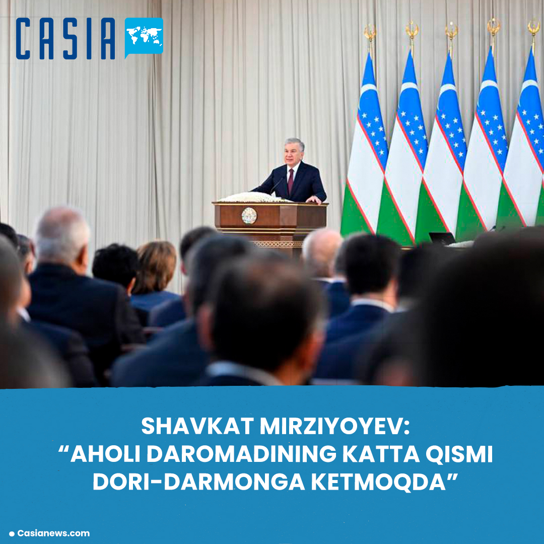 Shavkat Mirziyoyev: "A large part of the population's income is spent on medicines"