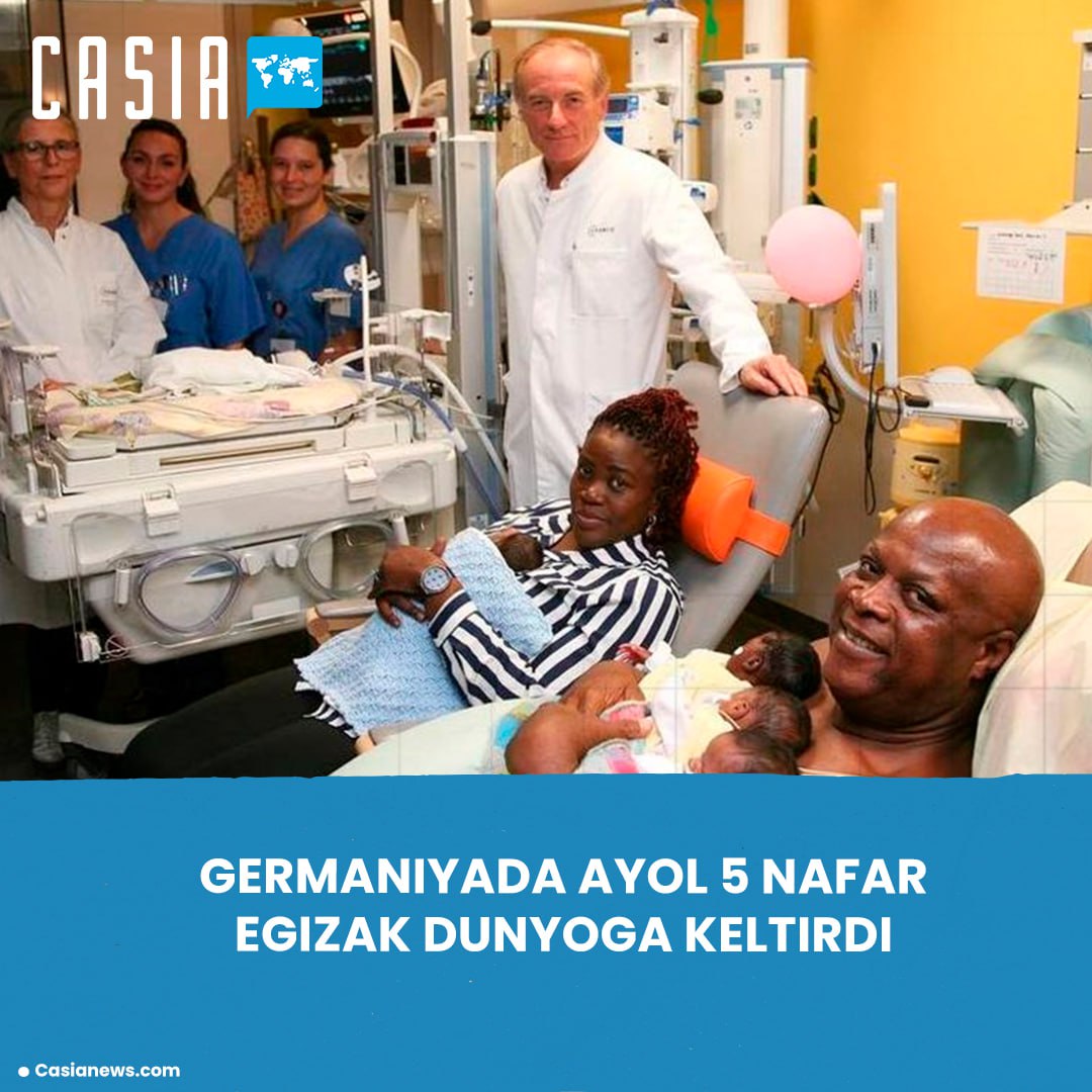 Woman gives birth to quintuplets in Berlin
