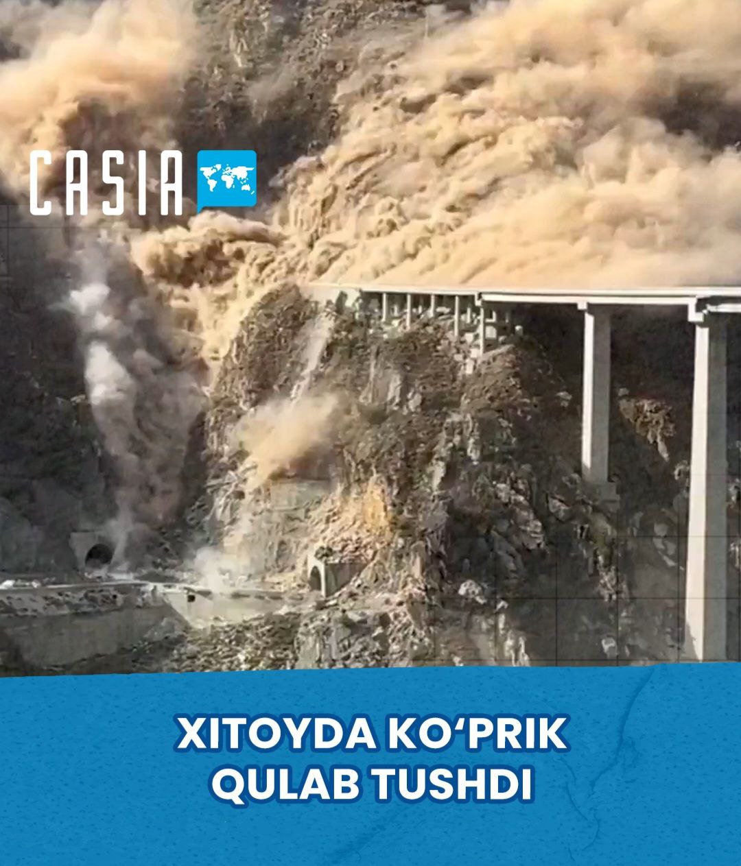 Bridge collapses in China