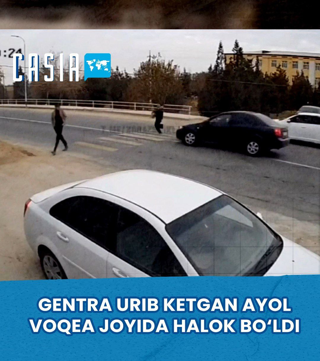 In Khorezm, a Gentra hit a woman crossing a pedestrian crossing, the woman died on the spot
