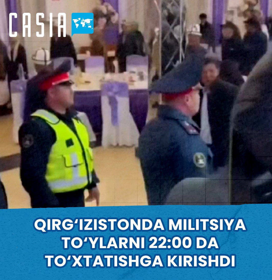 Kyrgyzstan police begin shutting down weddings after 10:00 PM