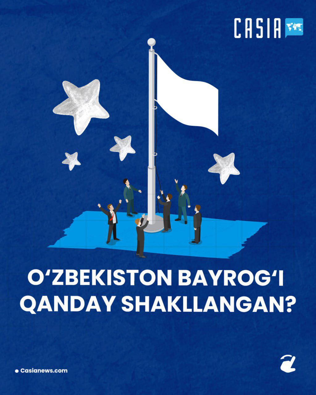 How has the flag of Uzbekistan evolved over the years?