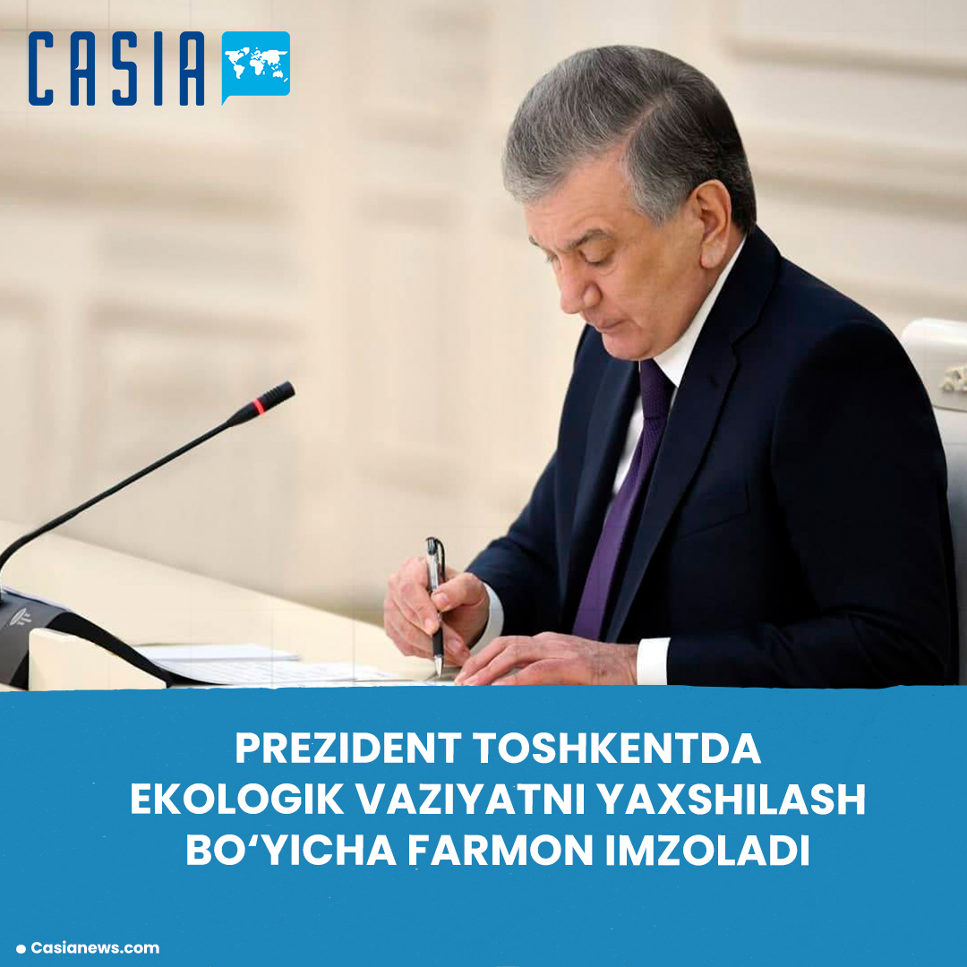 President signs decree to improve the environmental situation in Tashkent