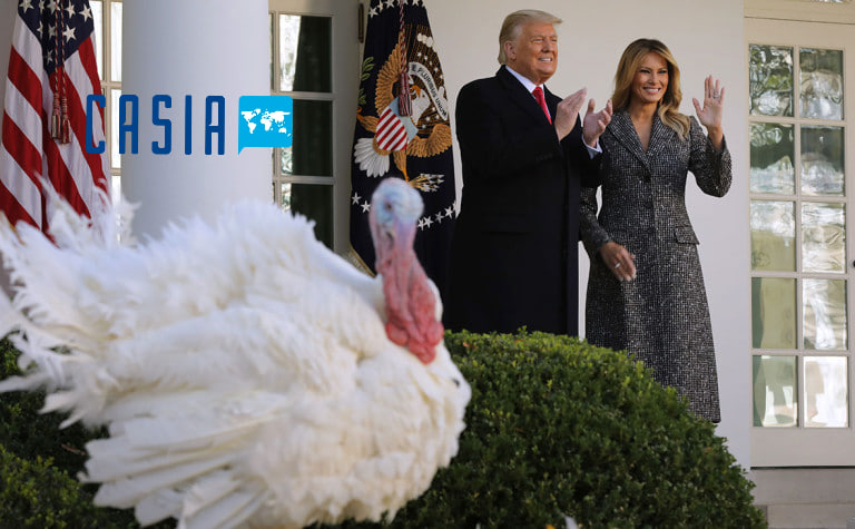 Trump pardons two turkeys ahead of Thanksgiving