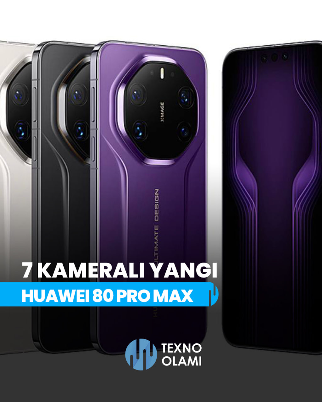 Huawei Mate 80 Pro Max — new flagship with 7 cameras