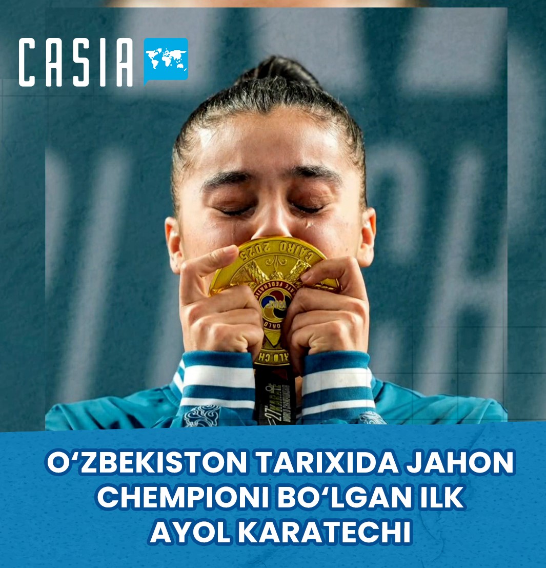 For the first time in Uzbekistan’s history, a female karate athlete becomes world champion