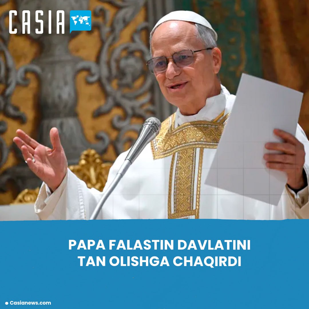 Pope calls for recognition of Palestinian state