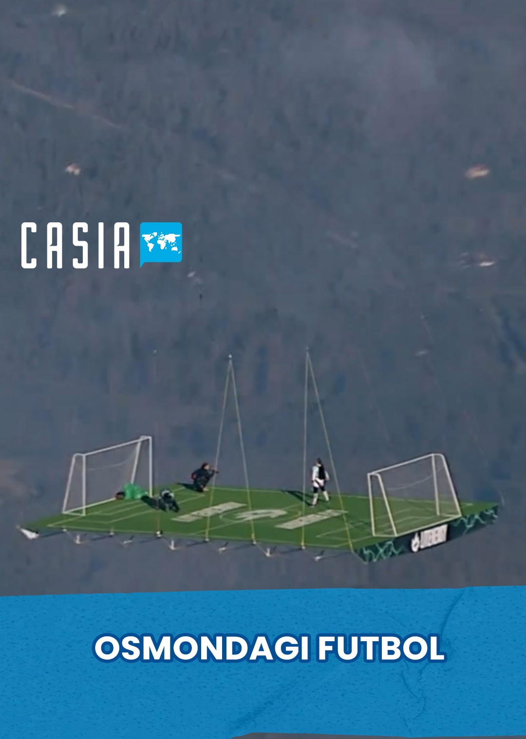 Football Match in the Sky
