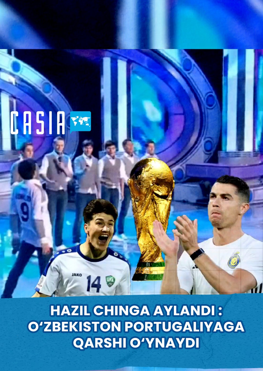 WC 2026: Uzbekistan to face Ronaldo