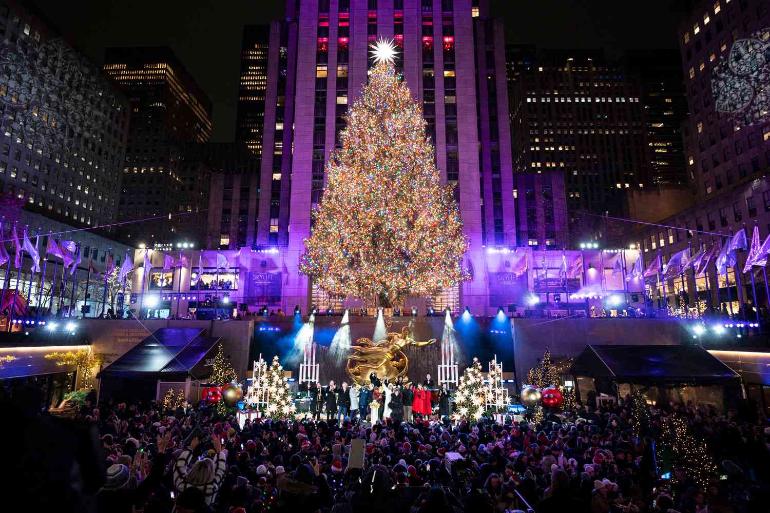 2025 Rockefeller Center Christmas Tree Officially Lit for the Holiday Season