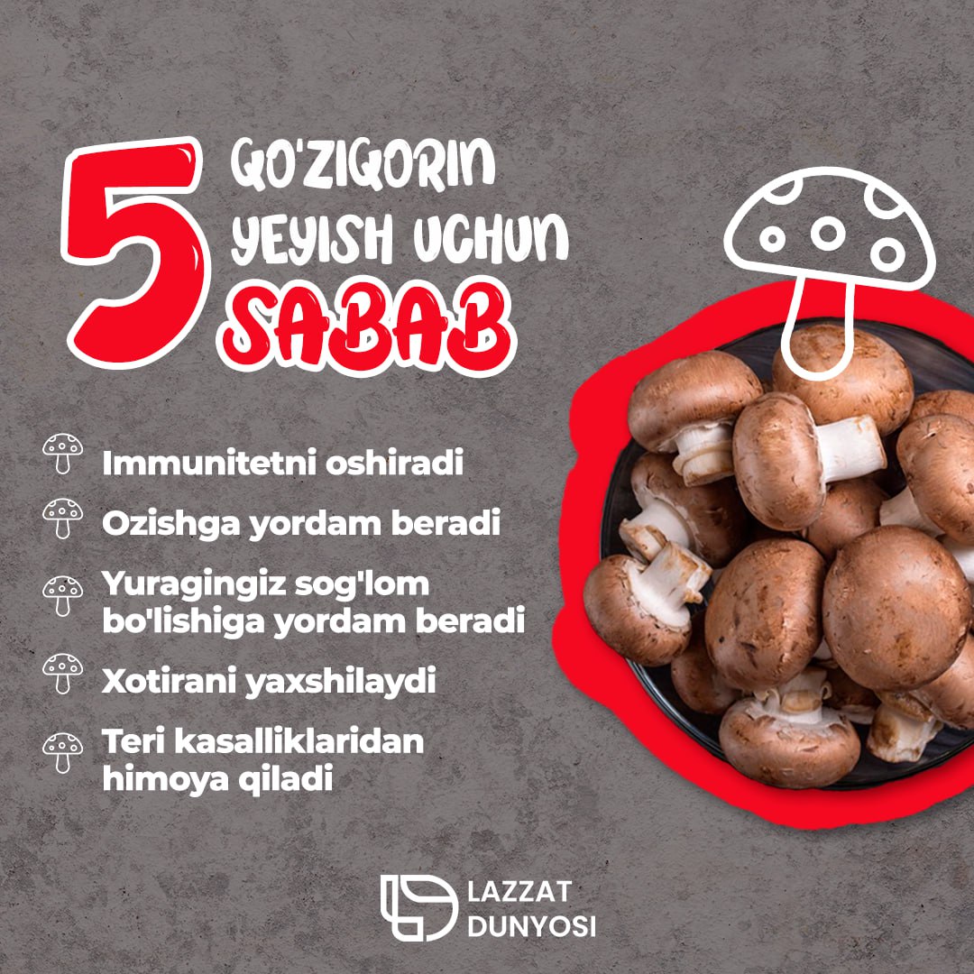 5 Reasons to Eat Mushrooms 