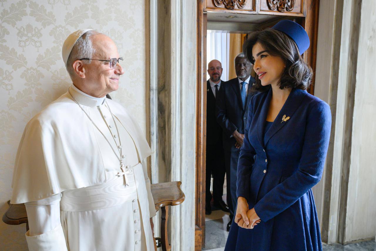 Saida Mirziyoyeva Met with the Pope