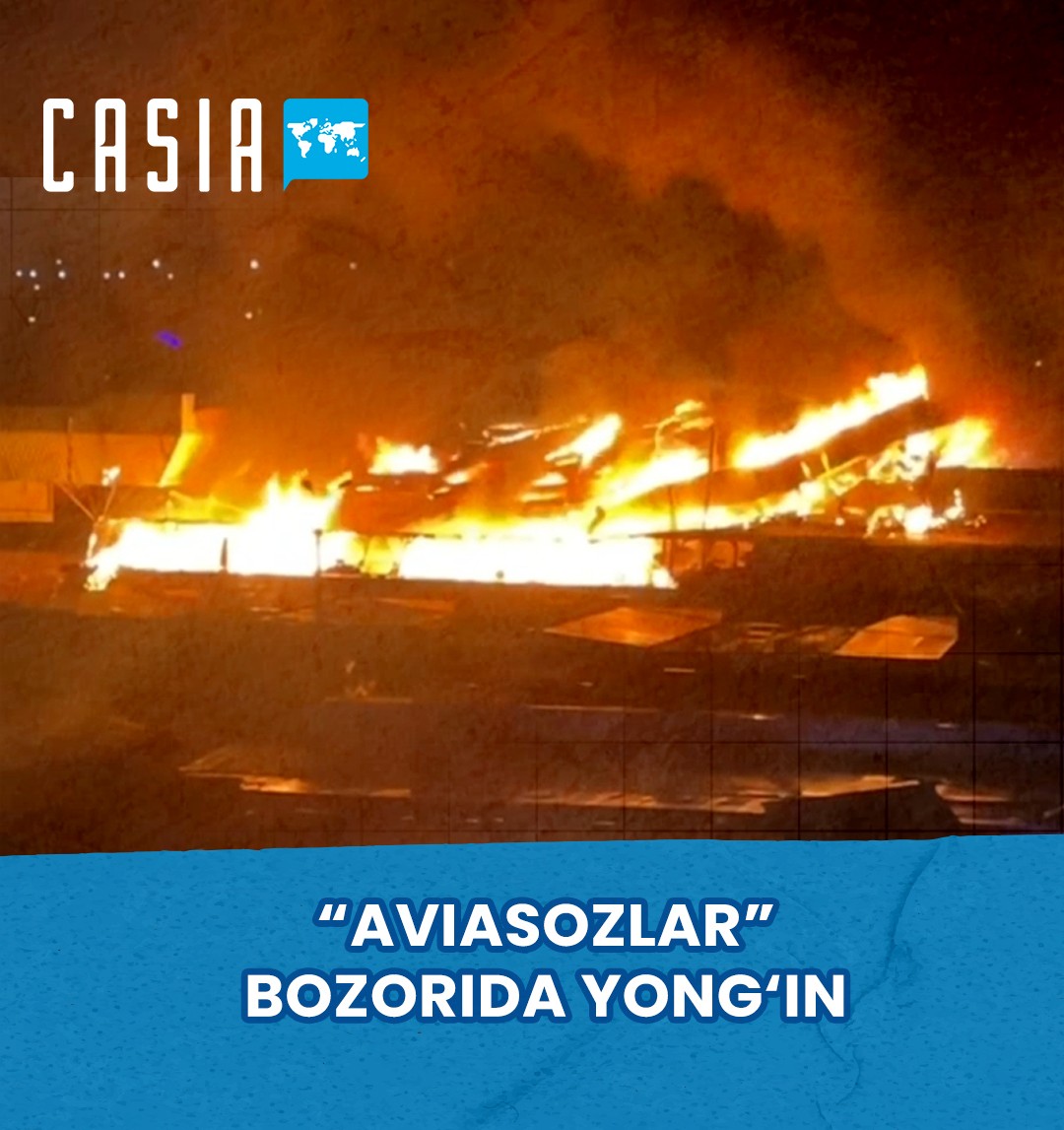 Fire breaks out at “Aviasozlar” market