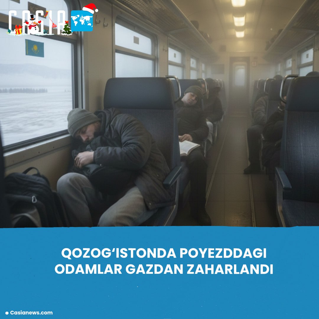 52 people poisoned by gas on a train in Almaty